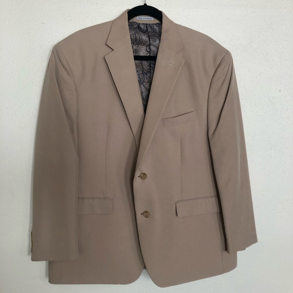 Lauren by Ralph Lauren Tan/Khaki Men’s Suit Jacket